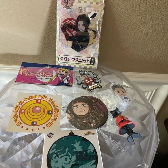 Vintage Side Collection of Touken My Hero Acedamia Keychains Sailor Moon Tattoo - Picture 11 of 15